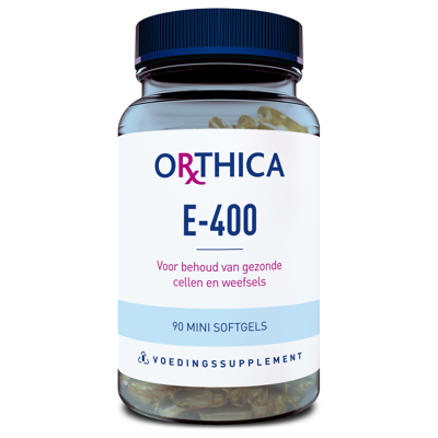 Afbeelding van Orthica Vitamine E 400 90sft