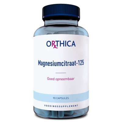 Afbeelding van Orthica Magnesiumcitraat 125 Capsule