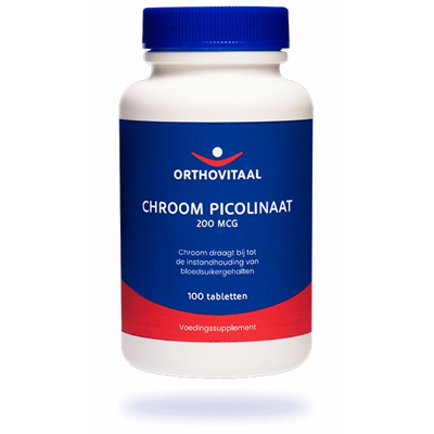 Afbeelding van Orthovitaal Chroom Picolinaat Tabletten 100TB