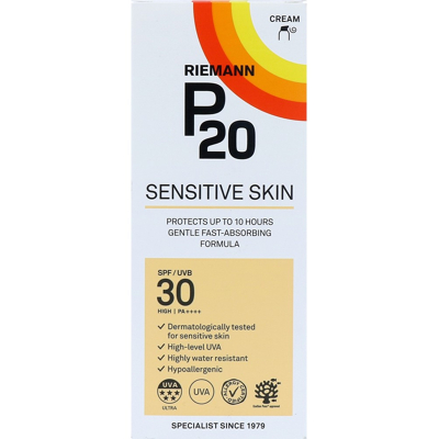 Afbeelding van P20 Zonnebrand Sensitive Skin Lotion SPF30