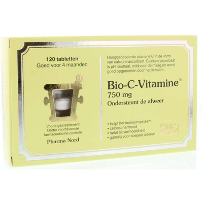 Afbeelding van Pharma Nord Bio C Vitamine, 120 tabletten