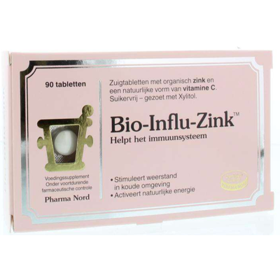 Afbeelding van Pharma Nord Bio Influ Zink, 90 tabletten