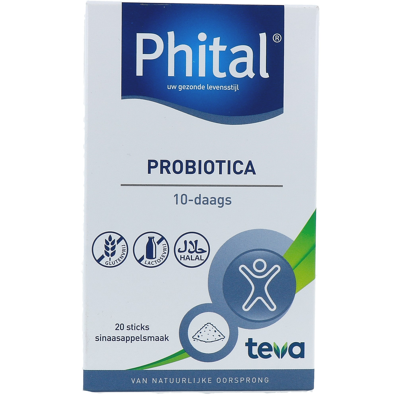 Afbeelding van Phital Probiotica Plus, 20 Sachets