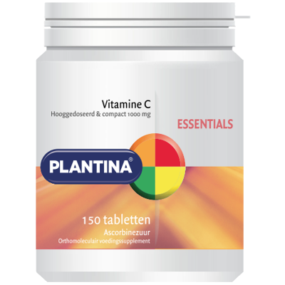 Afbeelding van Plantina Vitamine C1000mg, 150 tabletten