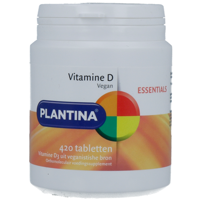 Afbeelding van Plantina Essentials Vitamine D Tabletten 420TB