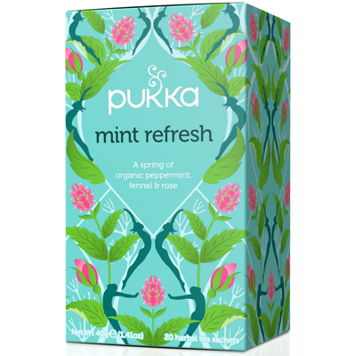 Afbeelding van Pukka Mint Refresh Bio (20 Theezakjes)