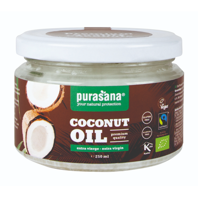 Afbeelding van Purasana Coconut Oil 250ML