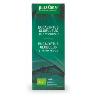 Afbeelding van Purasana Etherische Olie Eucalyptus Globulus 30ML