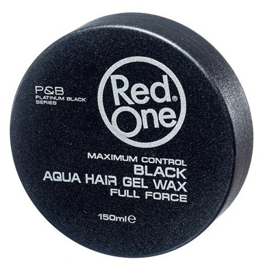 Afbeelding van RedOne Maximum Control BLACK Aqua Hair Gel Wax Full Force 150 ml