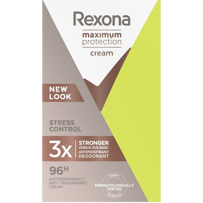 Afbeelding van Rexona Deo Cream Stick Dames Maximale bescherming Stress Control 45ml
