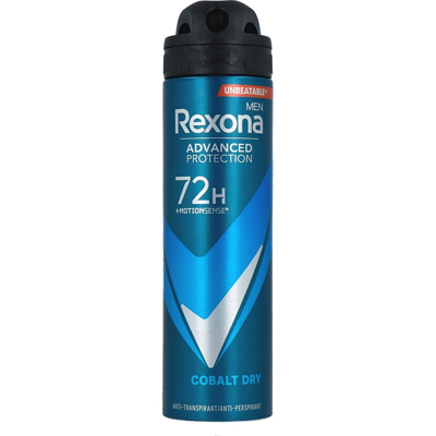 Afbeelding van 6x Rexona Deospray Men Advanced Protection 72 h Cobalt Dry 150 ml