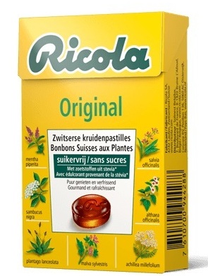 Afbeelding van Ricola Kruidenpastilles Original Multi verpakking 20x50GR