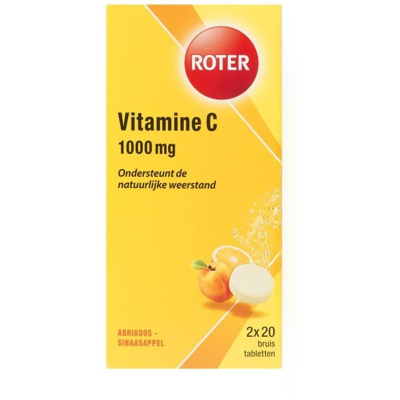 Afbeelding van Roter Vitamine C Bruistablet 1000mg Duopack