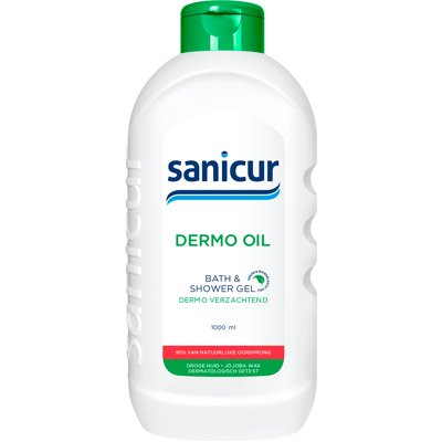 Afbeelding van Sanicur Dermo Oil Bath &amp; Shower Gel 1LT