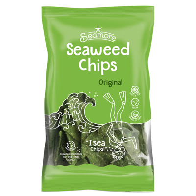 Afbeelding van Seamore Seaweed Chips Original 135GR