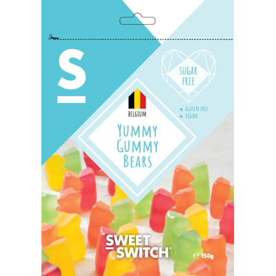 Afbeelding van Sweet Switch Yummy Gummy Bears 150GR