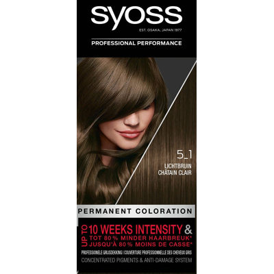 Afbeelding van Syoss Professional Haarverf 5 1 Lichtbruin