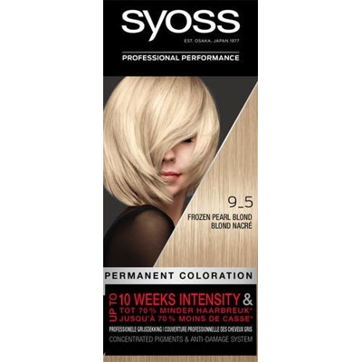Afbeelding van Syoss Color Baseline 9 5 Frozen Pearl Blonde Haarverf, 1set