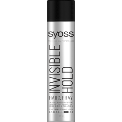 Afbeelding van Syoss Haarspray Invisible hold extra sterke 400 ml