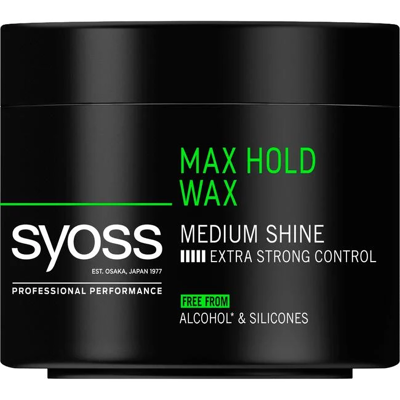 Afbeelding van Syoss Haarwax control level 5 Max Hold Wax 150ml