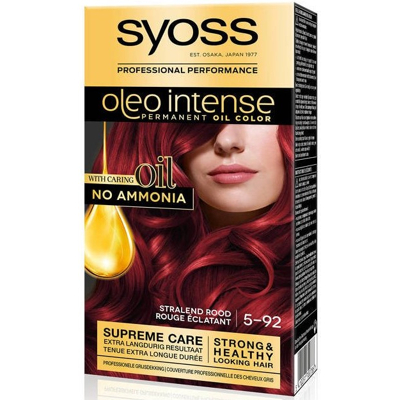 Afbeelding van 2+2 gratis: Syoss Oleo Intense Haarverf 5 92 Stralend Rood