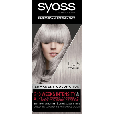 Afbeelding van 2+2 gratis: Syoss Classic Haarverf 10 15 Titanium Blonde