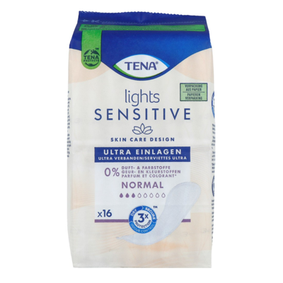 Afbeelding van Tena Lights Pads Sensitive Normal 16ST