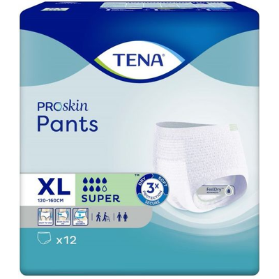 Afbeelding van TENA Proskin Pants Super XL 12ST