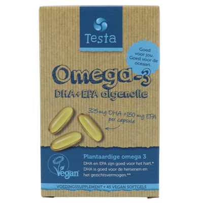 Afbeelding van Testa Omega 3 Algenolie DHA &amp; EPA Capsules