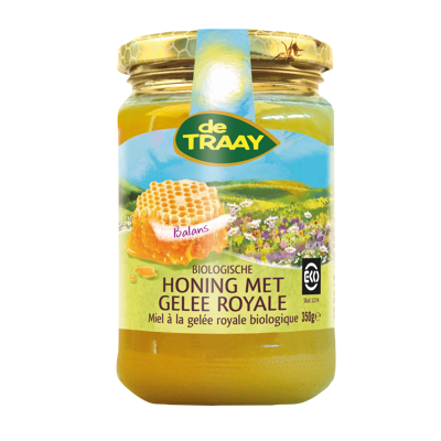Afbeelding van De Traay Honing met koninginnebrij Honingpot