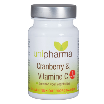 Afbeelding van Unipharma Cranberry &amp; Vitamine C 90TB