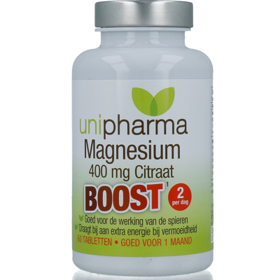 Afbeelding van Unipharma Magnesium 400 MG Boost Tabletten