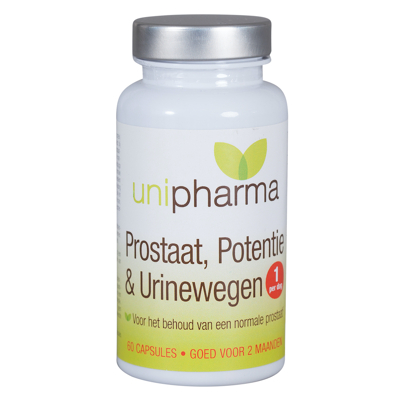 Afbeelding van Unipharma Prostaat, Potentie &amp; Urinewegen Capsules 60TB