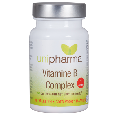 Afbeelding van Unipharma Vitamine B Complex Tabletten 120TB
