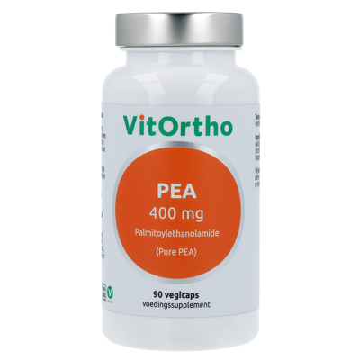Afbeelding van Vitortho PEA 400 mg palmitoylethanolamide 90 vcaps