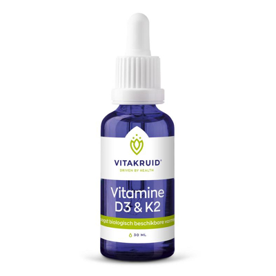 Afbeelding van Vitamine D3 &amp; K2 Vitakruid Druppels