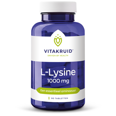 Afbeelding van Vitakruid L Lysine 1000mg Tabletten