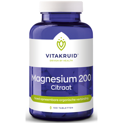 Afbeelding van Vitakruid Magnesium 200 Citraat Tabletten