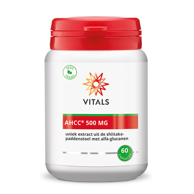 Afbeelding van Vitals AHCC 500 mg Capsules