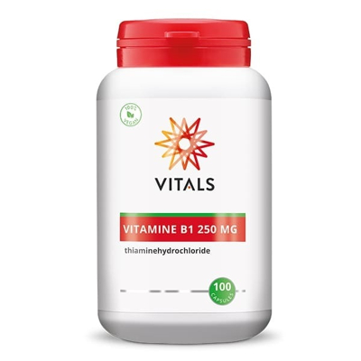 Afbeelding van Vitals Vitamine B1 250mg Capsules
