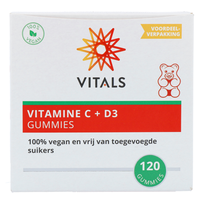 Afbeelding van Vitals Vitamine C + D3 Gummies