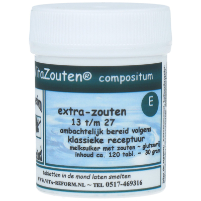 Afbeelding van Vitazouten Compositum Extra 13 T/m 27, 120 tabletten
