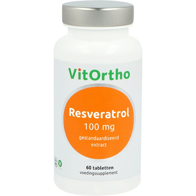 Afbeelding van VitOrtho Resveratrol 100mg Tabletten