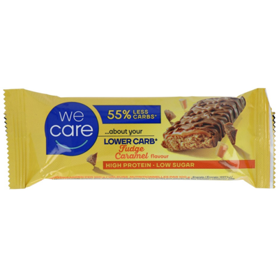 Afbeelding van WeCare Fudge Caramel reep (60 gr)