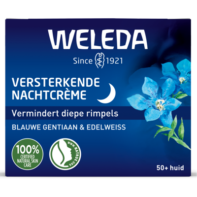Afbeelding van Weleda Blauwe gentiaan&amp;edelweiss versterkende nachtcreme 40 Milliliter