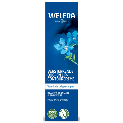 Afbeelding van Weleda Blauwe gentaan &amp; edelweiss oog en lipcontourcreme 10 Milliliter