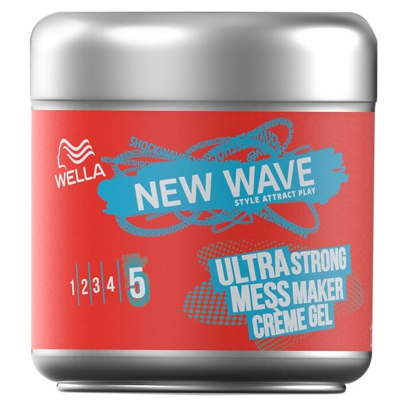 Afbeelding van Wella New Wave Ultra Strong Mess Maker Crème Gel 150ML