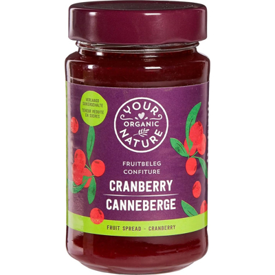 Afbeelding van Your Organic Nature Fruitbeleg Bio Cranberry 250 gr