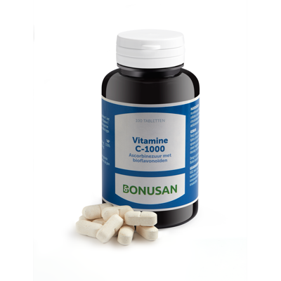 Afbeelding van Bonusan Vitamine C 1000 Ascorbinezuur Tabletten