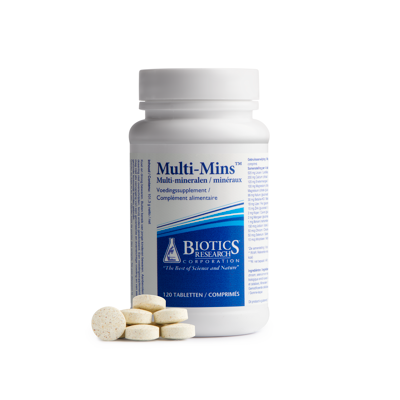 Afbeelding van Biotics Multi mins 120 tabletten